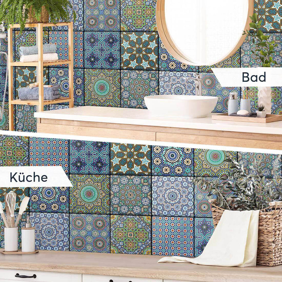 Fliesenaufkleber Küche Bad - Orientalisches Mosaik