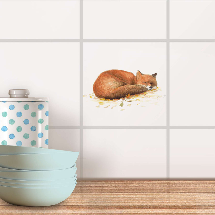 Fliesenaufkleber Küche - Fuchs