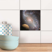Fliesenaufkleber Küche - Milky Way
