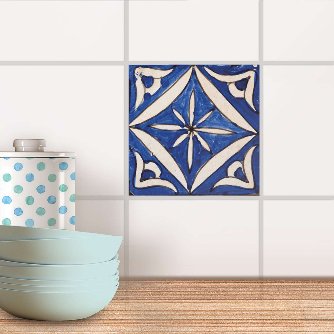 Fliesenaufkleber Küche - Spanish Tile 1