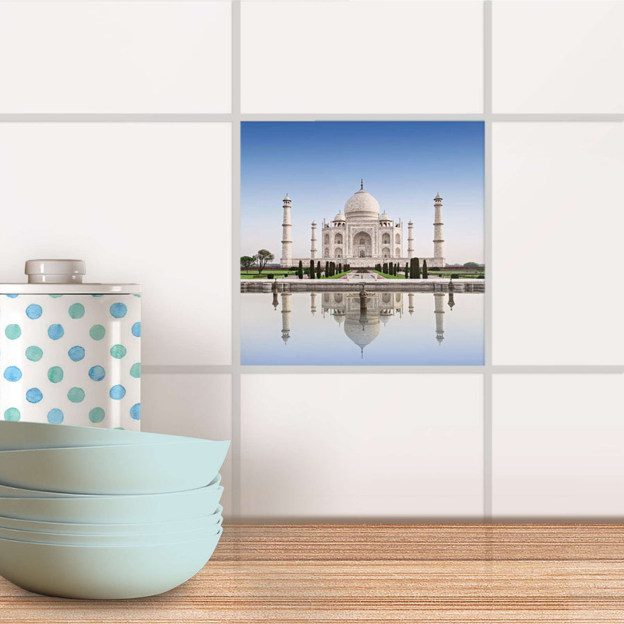 Fliesenaufkleber Küche - Taj Mahal