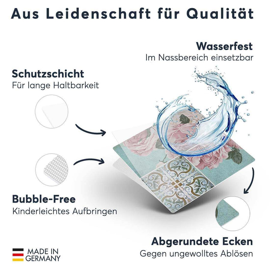 Fliesenfolie - Durch die Blume - Do-it-yourself - creatisto 