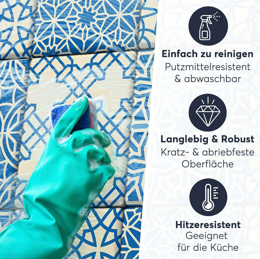 Fliesenaufkleber rechteckig Einfach Reinigen - Pattern Design
