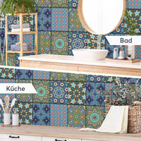 Fliesenaufkleber rechteckig Küche Bad - Orientalisches Mosaik