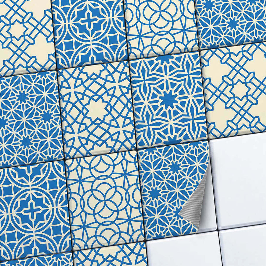 Fliesenaufkleber set rechteckig Küche Main - Pattern Design