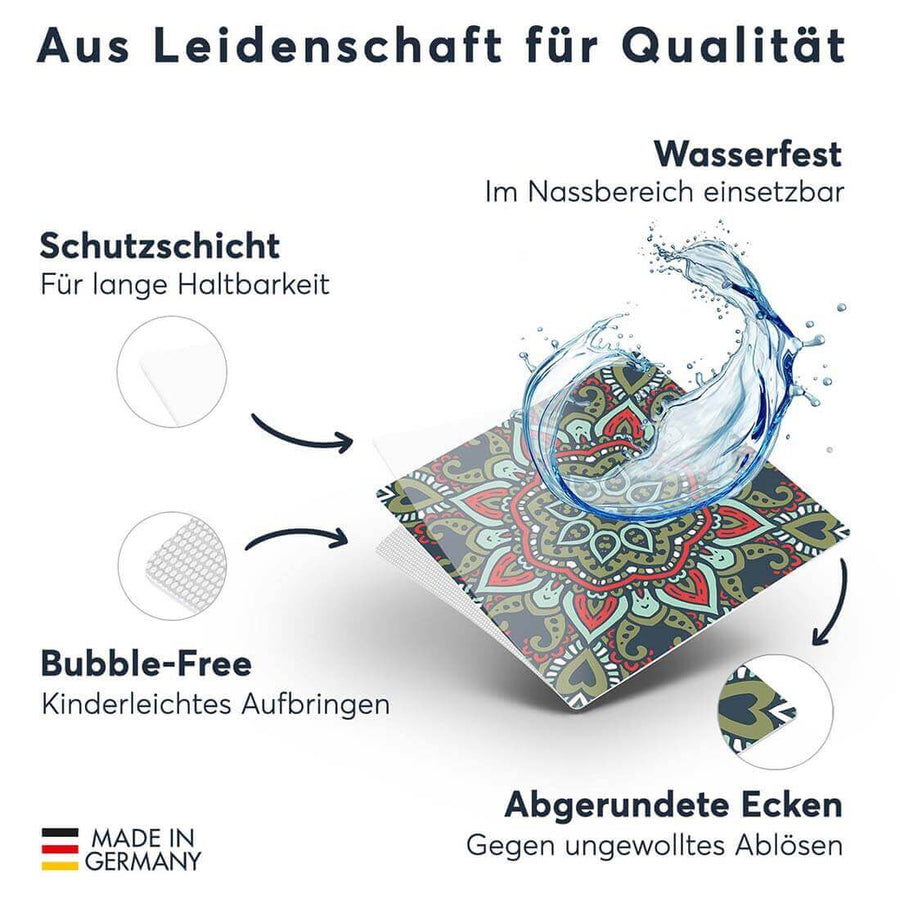 Fliesenfolie rechteckig - Marokkanische Fliesen RIAD - Do-it-yourself - creatisto 