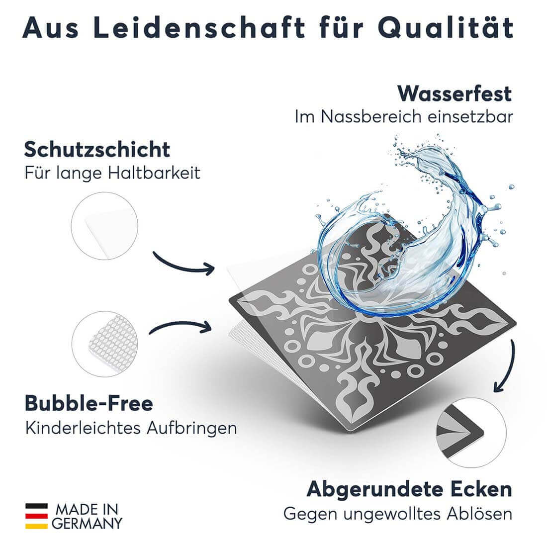 Fliesenfolie rechteckig - NERGIS - Do-it-yourself - creatisto 