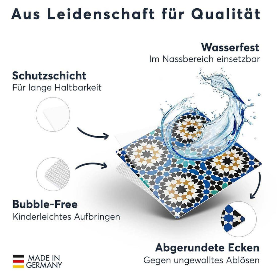 Fliesenfolie rechteckig - Tuerkisches Mosaik - Do-it-yourself - creatisto 
