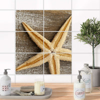 Fliesenfolie 20x15 cm Bad - Starfish