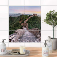 Fliesenfolie 20x15 cm Bad - The Great Wall
