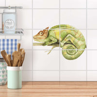 Fliesenfolie 20x15 cm Küche - Chameleon