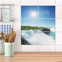 Fliesenfolie 20x15 cm Küche - Niagara Falls