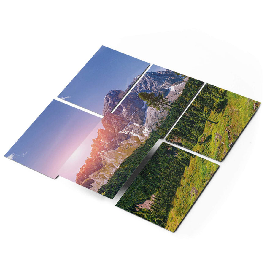 Fliesenfolie 20x15 cm Selbstklebend - Alpenblick