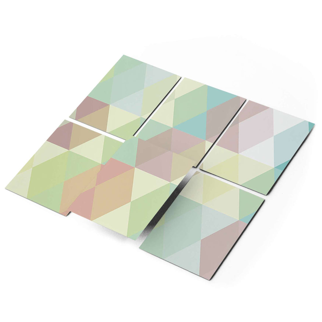 Fliesenfolie 20x15 cm Selbstklebend - Melitta Pastell Geometrie