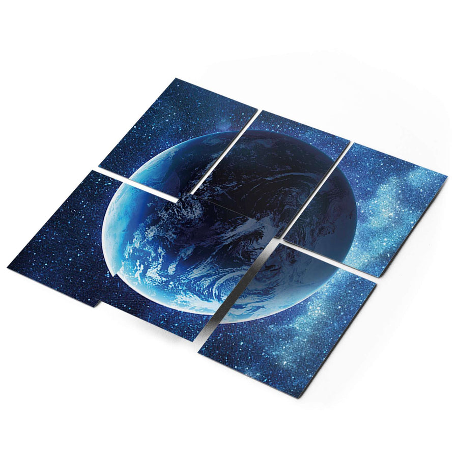 Fliesenfolie 20x15 cm Selbstklebend - Planet Blue