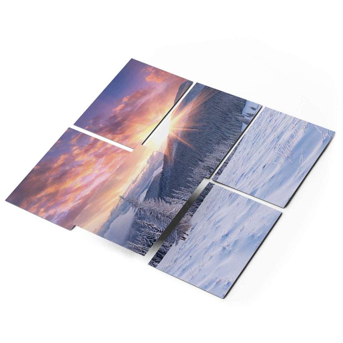 Fliesenfolie 20x15 cm Selbstklebend - Zauberhafte Winterlandschaft