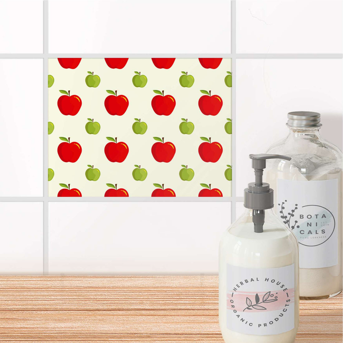 Fliesenfolie Bad - An apple a day