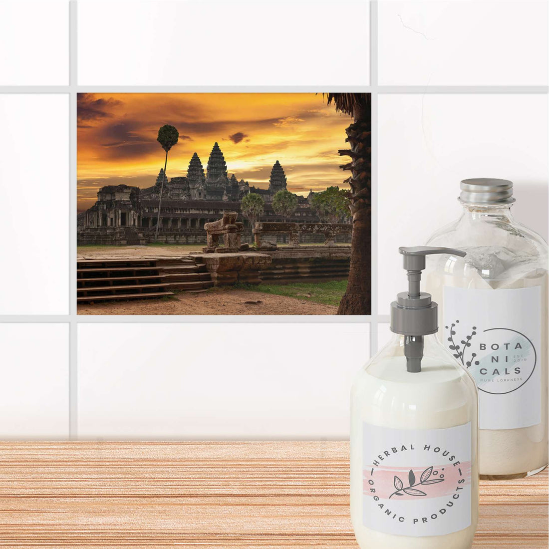 Fliesenfolie Bad - Angkor Wat