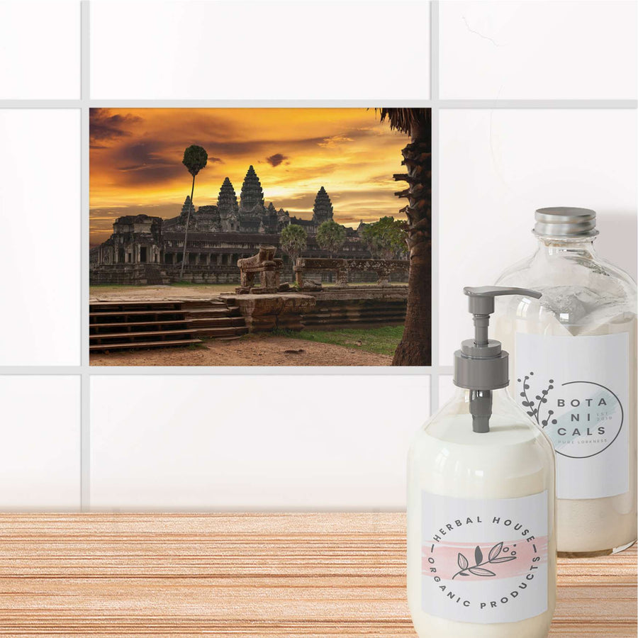 Fliesenfolie Bad - Angkor Wat