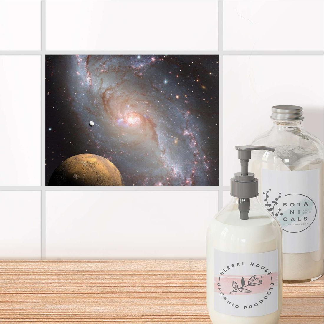 Fliesenfolie Bad - Milky Way