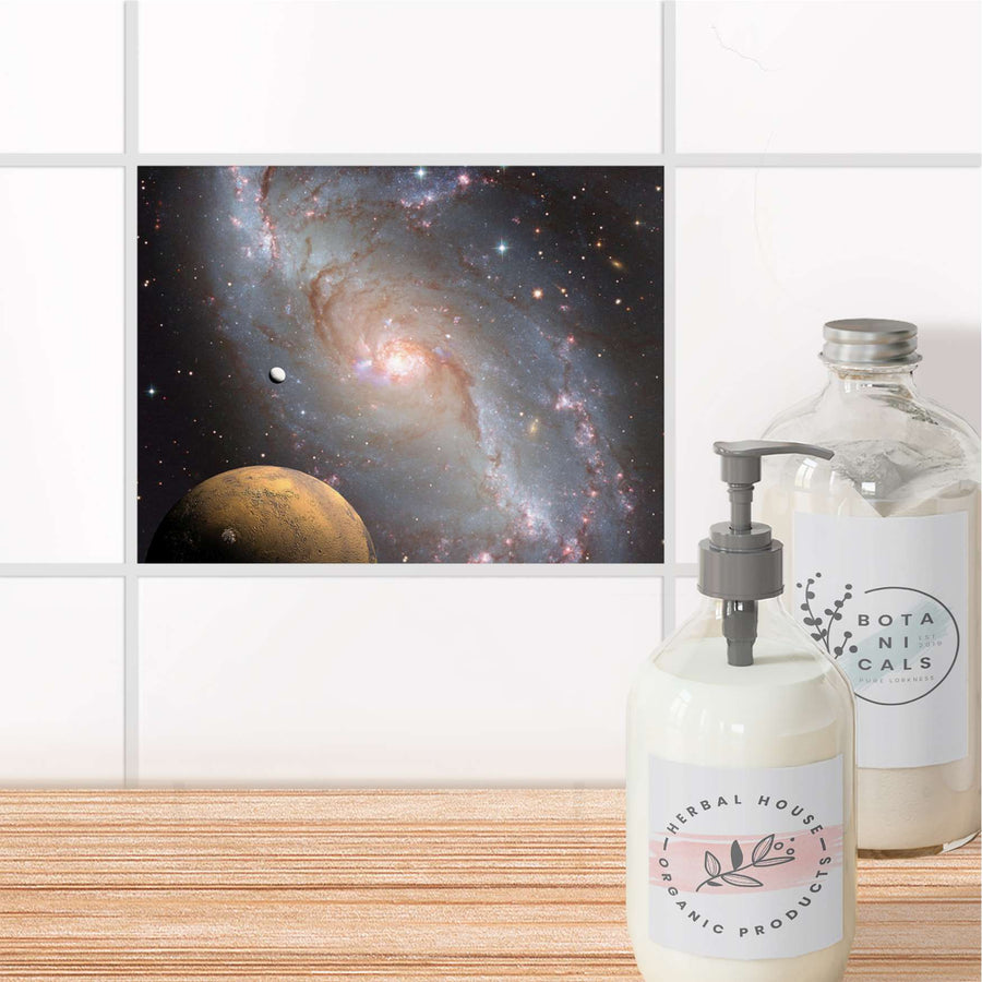 Fliesenfolie Bad - Milky Way