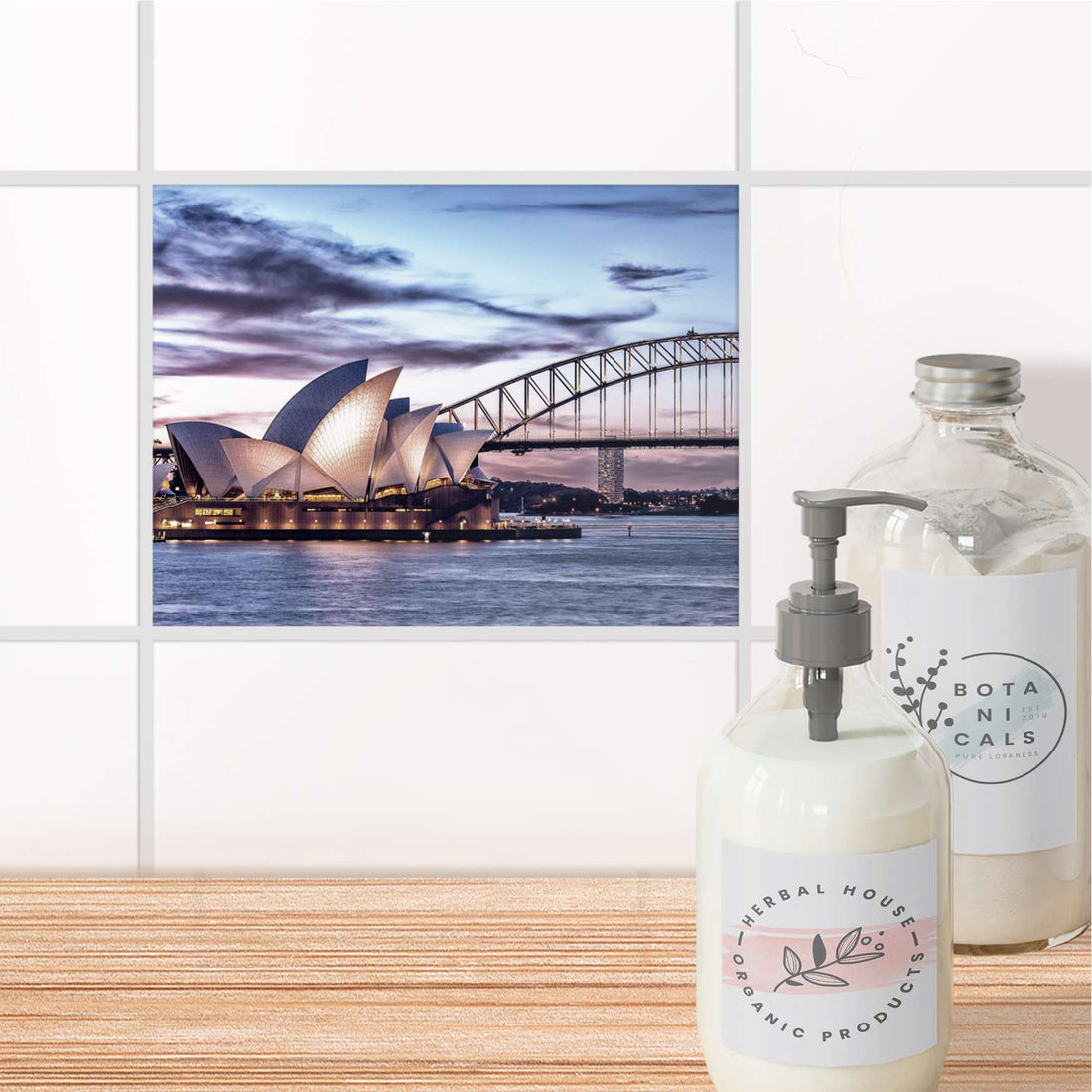 Fliesenfolie Bad - Sydney