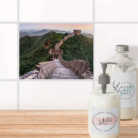 Fliesenfolie Bad - The Great Wall