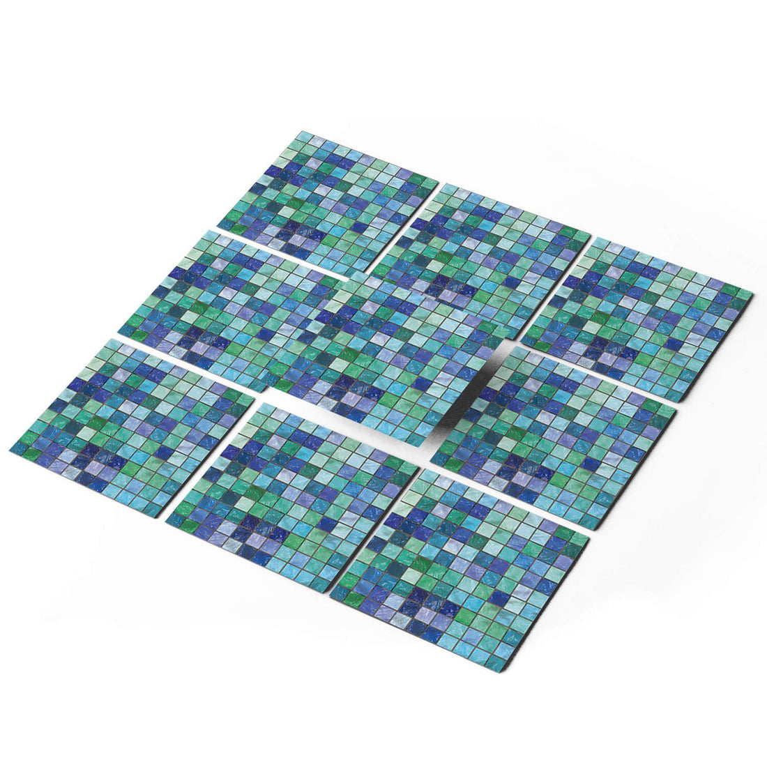 Fliesenfolie - Mosaik Grün-Blau - Do-it-yourself - creatisto pds1