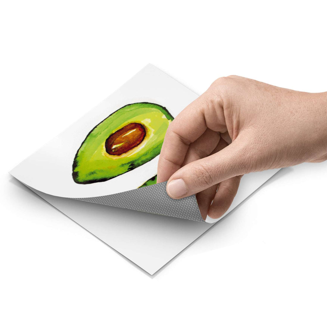 Fliesenfolie - Avocado halb und halb - Do-it-yourself - creatisto pds1