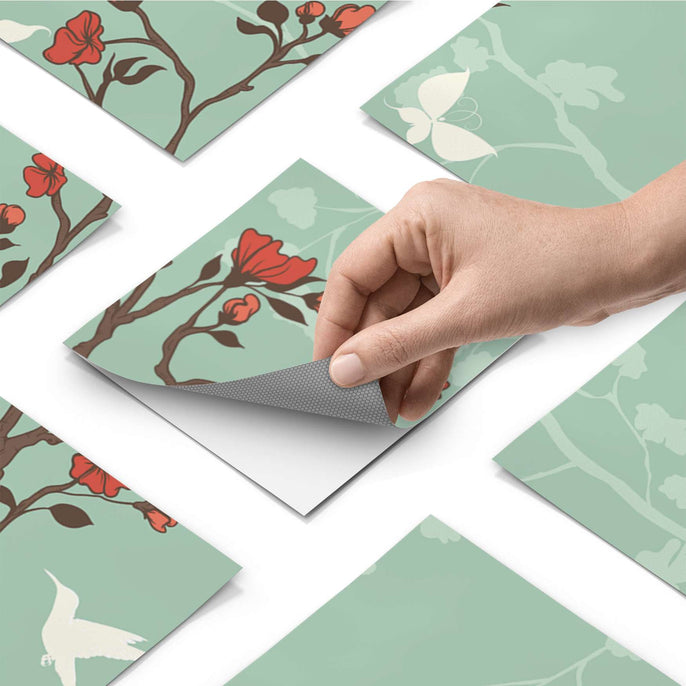 Fliesenfolie - Blütenzauber - Do-it-yourself - creatisto pds1
