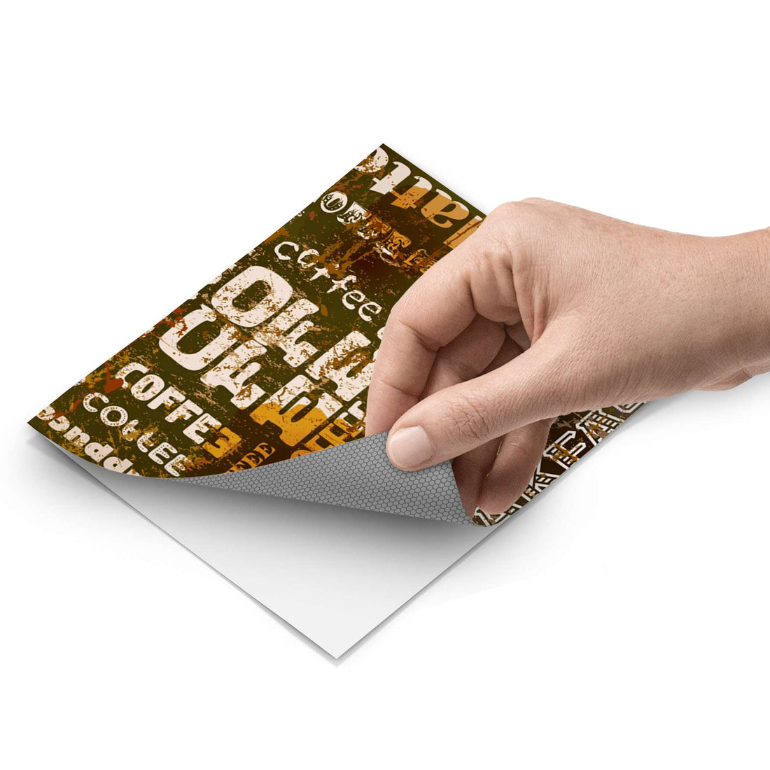 Fliesenfolie - Coffee Typo - Do-it-yourself - creatisto pds1