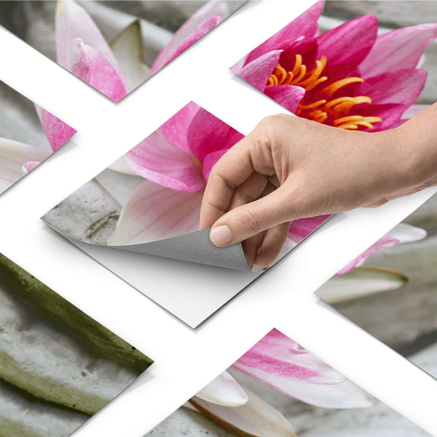 Fliesenfolie - Flower Buddha - Do-it-yourself - creatisto pds1