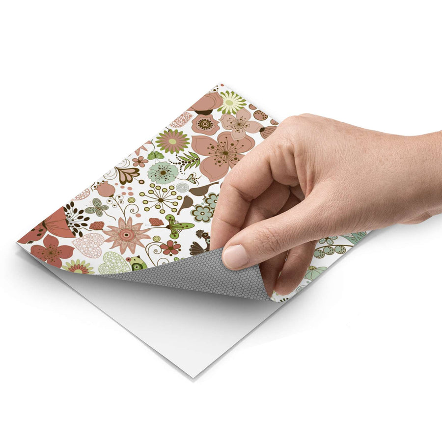 Fliesenfolie - Flower Pattern - Do-it-yourself - creatisto pds1