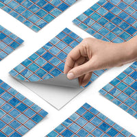 Klebefliesen rechteckig Mosaik Blau - Paket - creatisto pds1