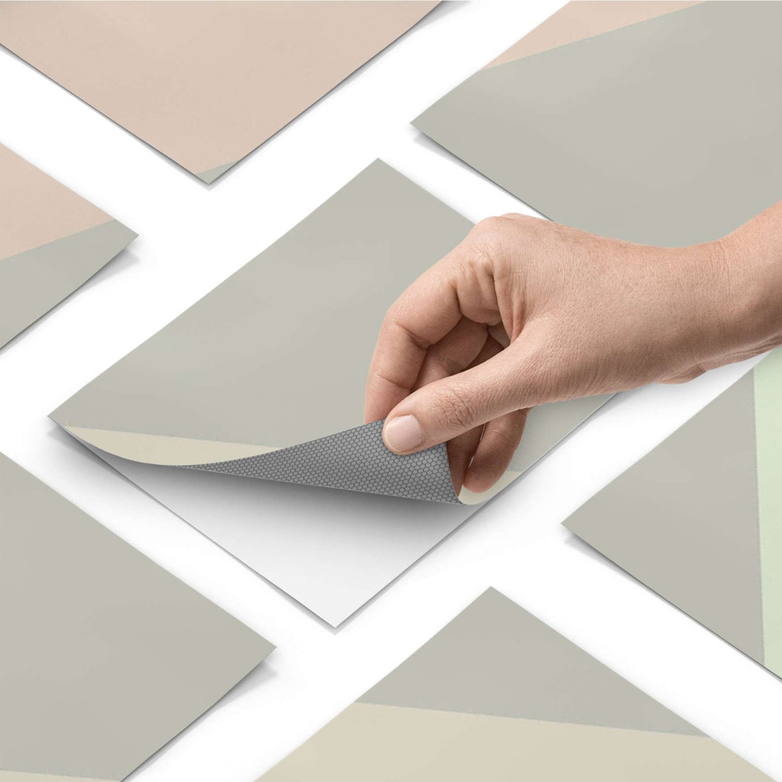Fliesenfolie - Pastell Geometrik - Do-it-yourself - creatisto pds1