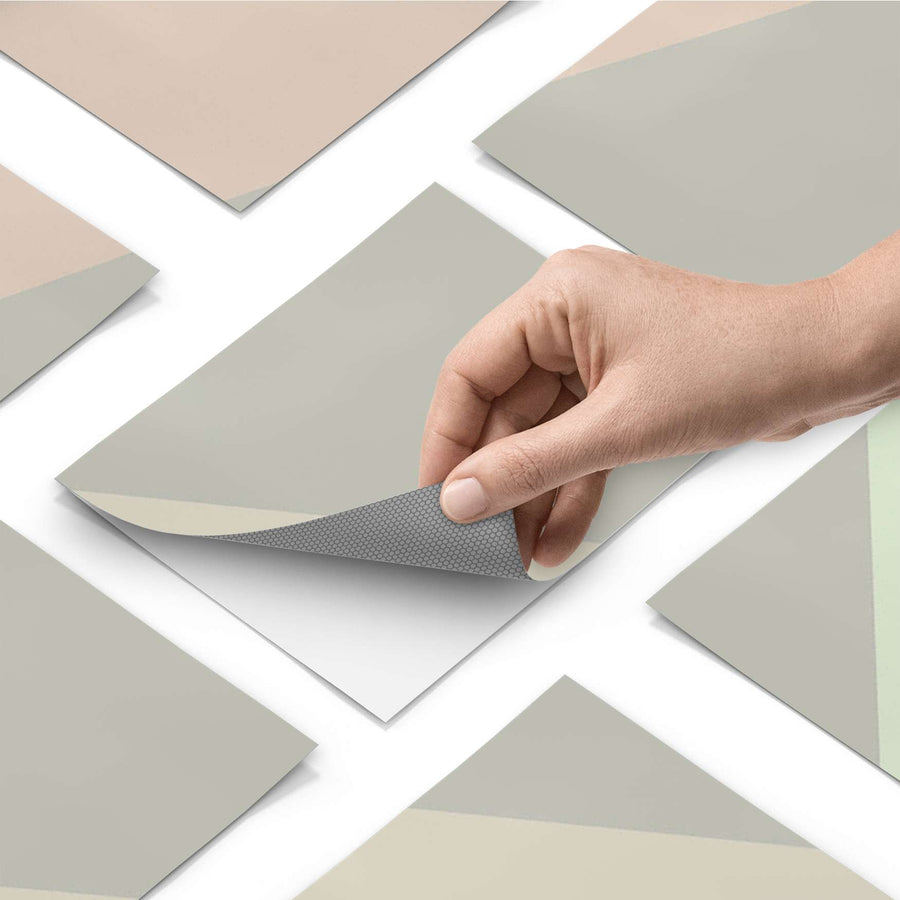 Fliesenfolie - Pastell Geometrik - Do-it-yourself - creatisto pds1