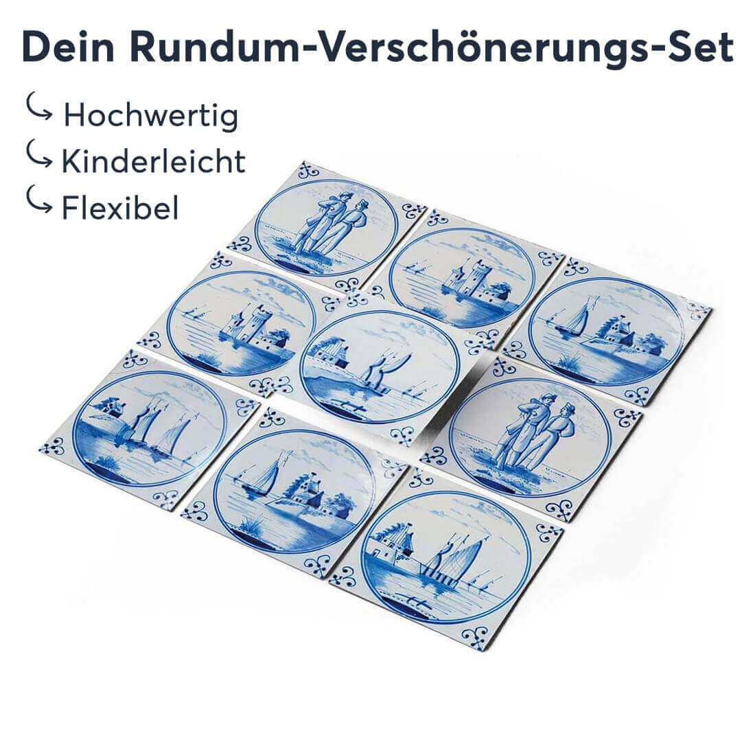 Klebefliesen Holländische Fliese - Groesse - creatisto 