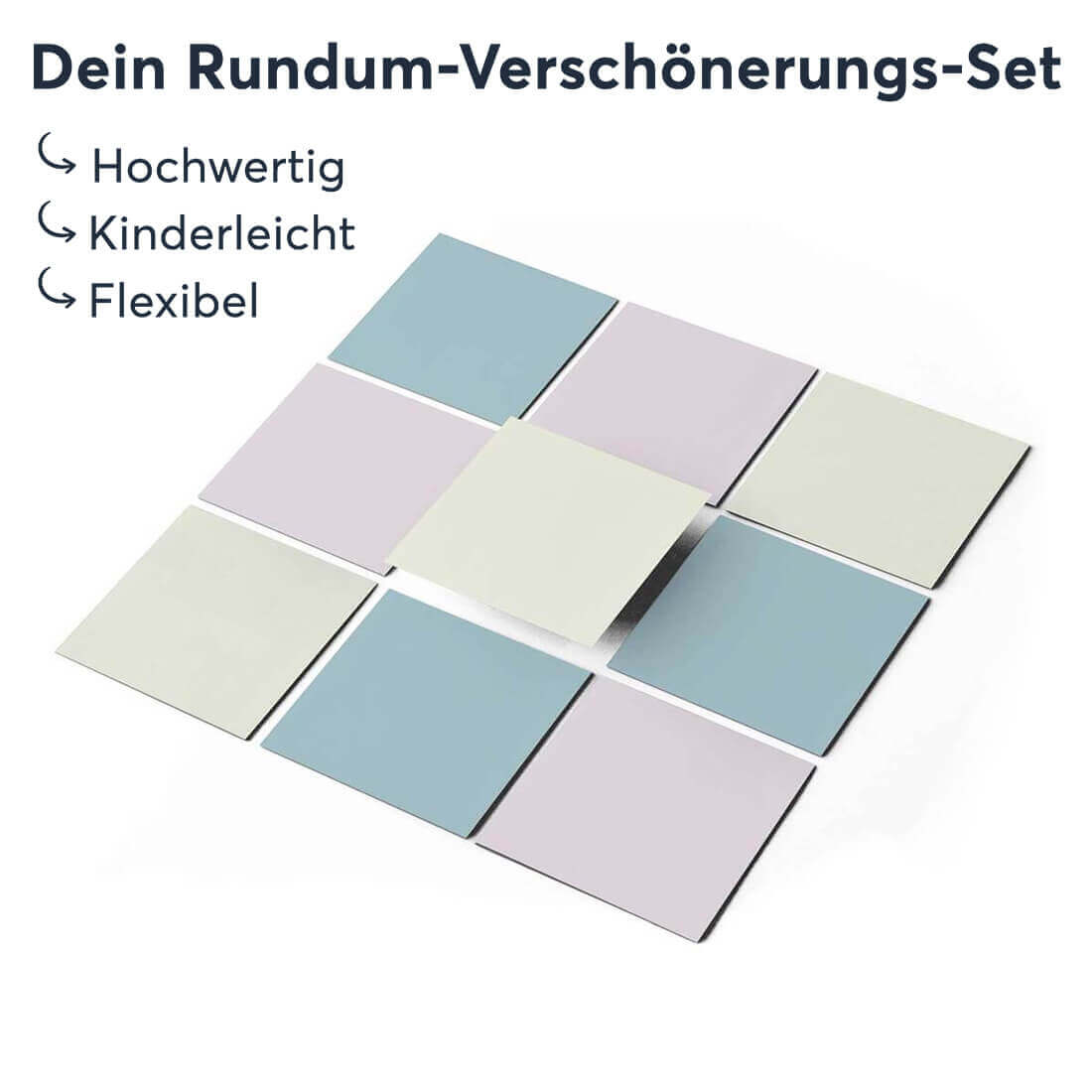 Klebefliesen Samtfarben - Groesse - creatisto 