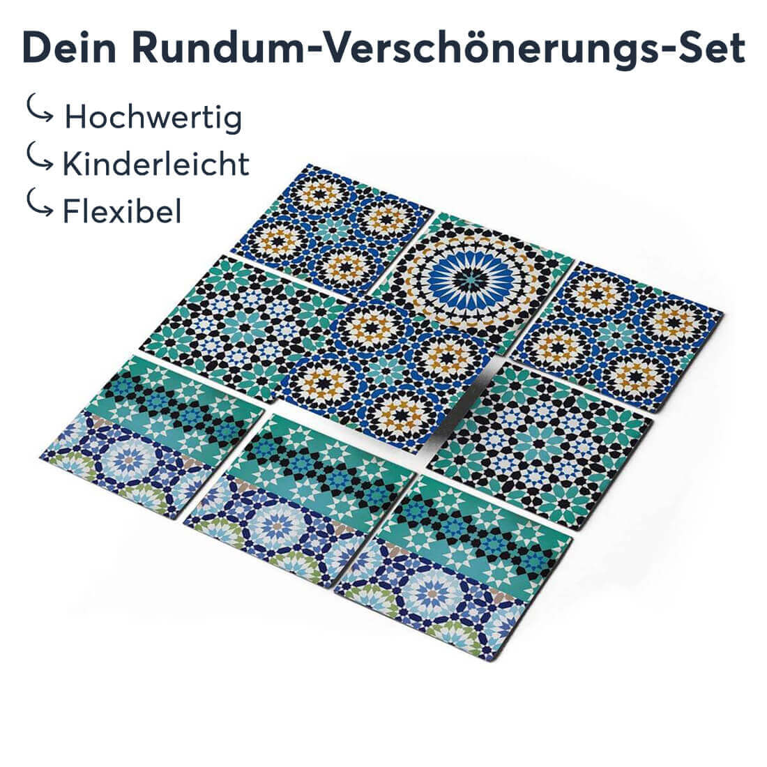 Klebefliesen Tuerkisches Mosaik - Groesse - creatisto 