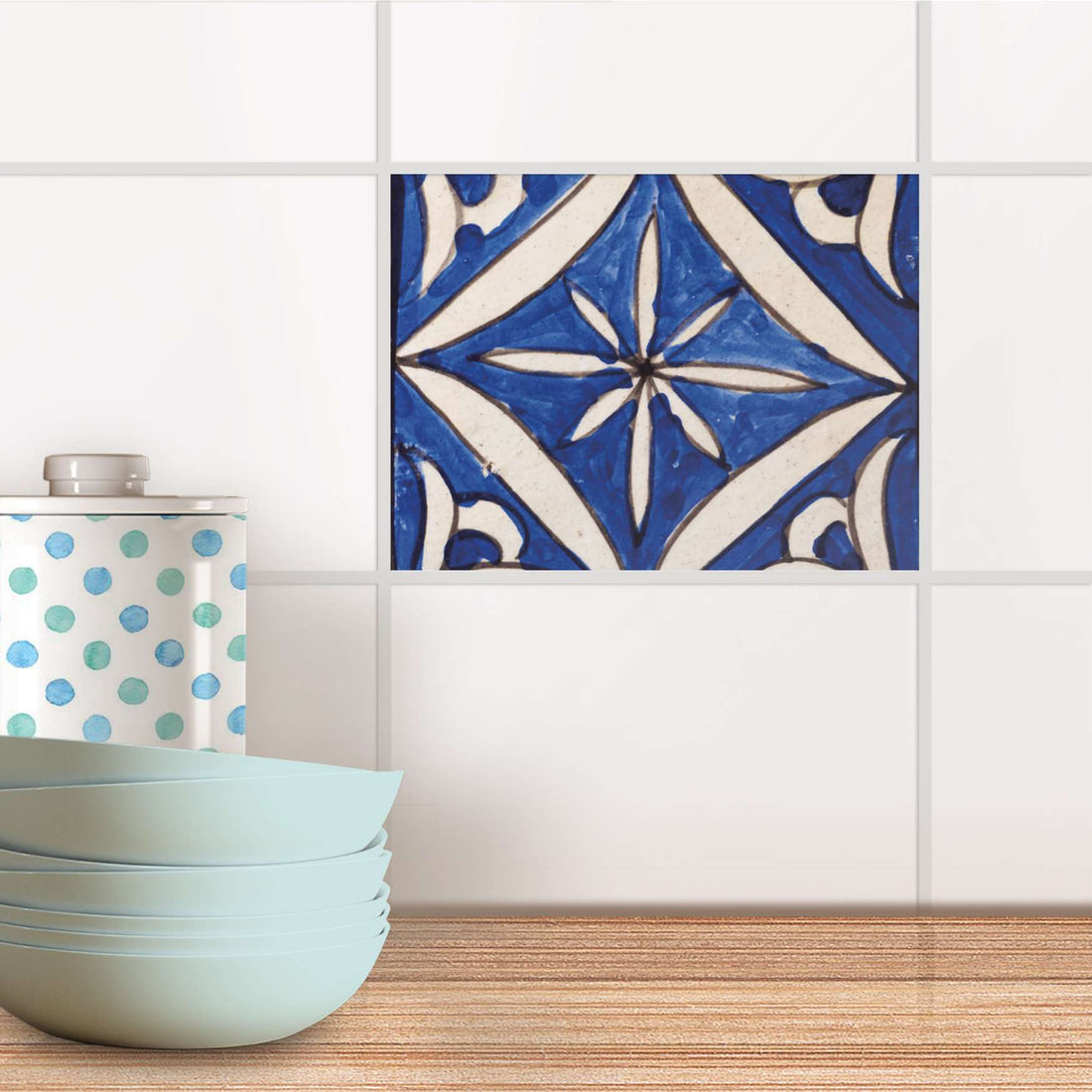 Fliesenfolie Küche - Spanish Tile 1