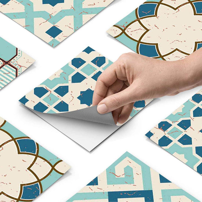 Klebefliesen Mediterranean Tile Set - Emerald Green - Paket - creatisto pds1