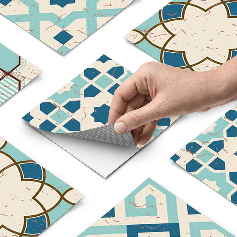 Klebefliesen Mediterranean Tile Set - Emerald Green - Paket - creatisto pds1