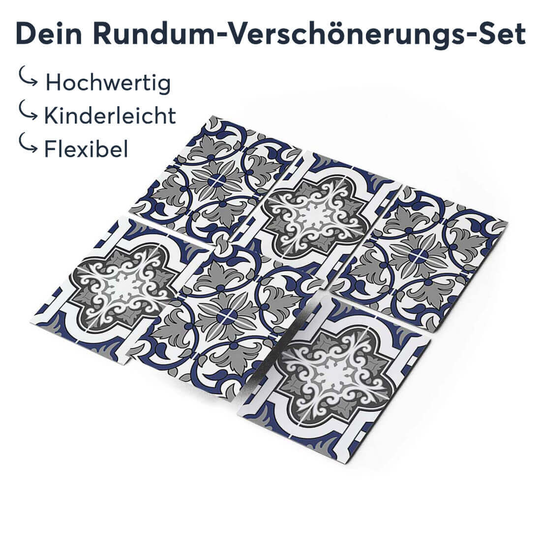 Klebefliesen rechteckig Azulejo Classic - Groesse - creatisto 