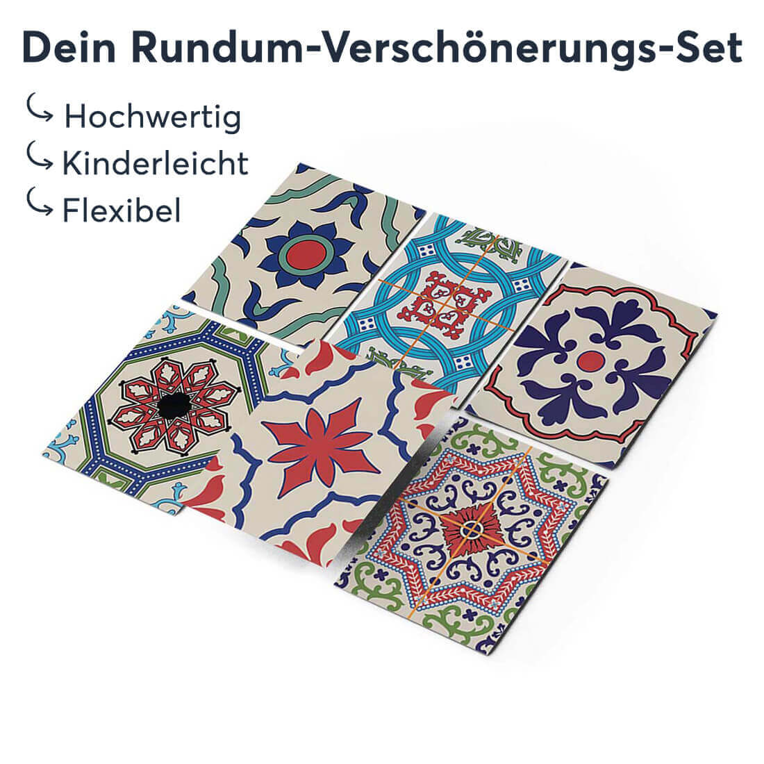 Klebefliesen rechteckig Bukhara Design - Groesse - creatisto 