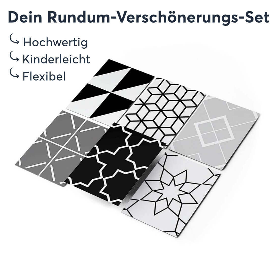 Klebefliesen rechteckig Illusion - Groesse - creatisto 