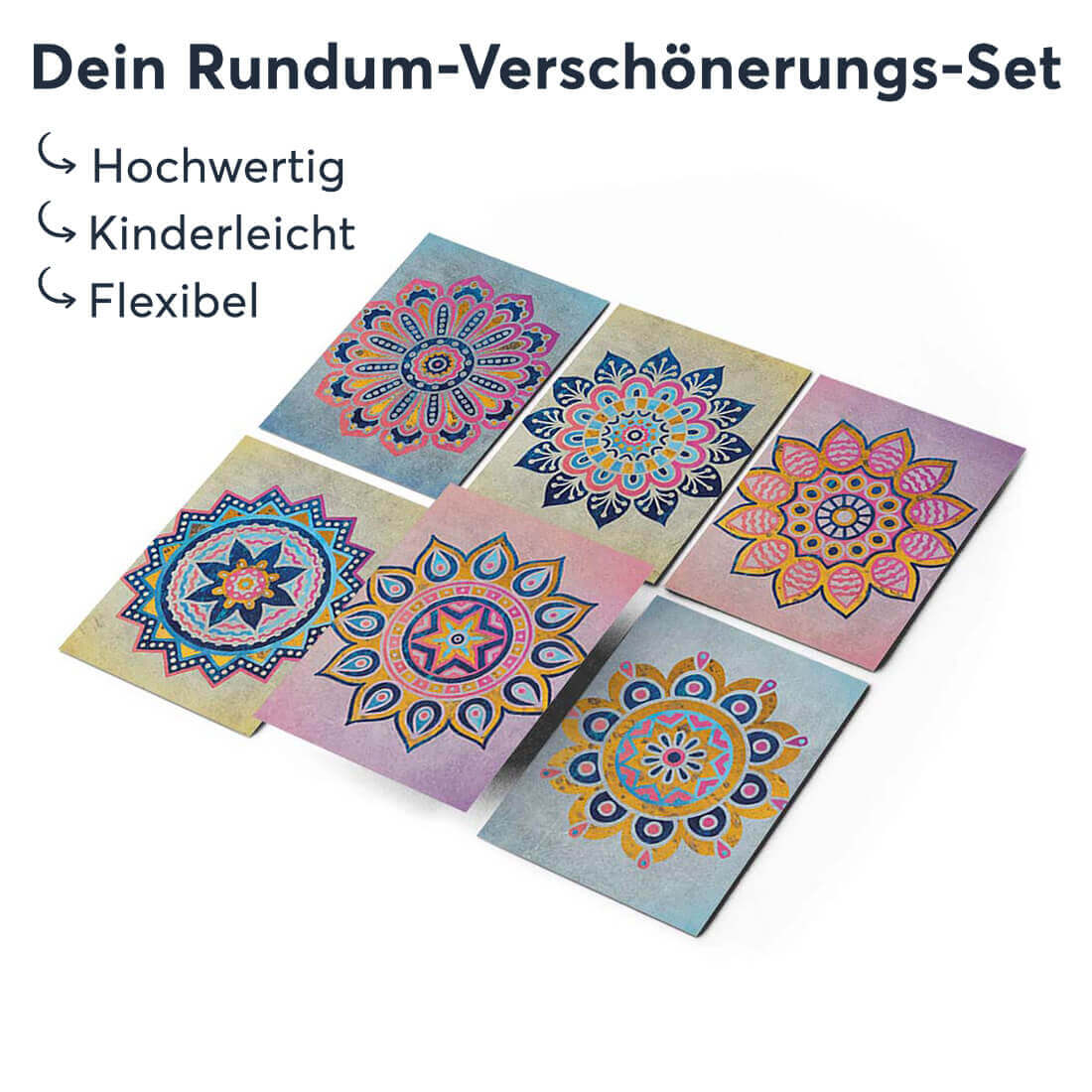 Klebefliesen rechteckig Indian Tiles - Groesse - creatisto 