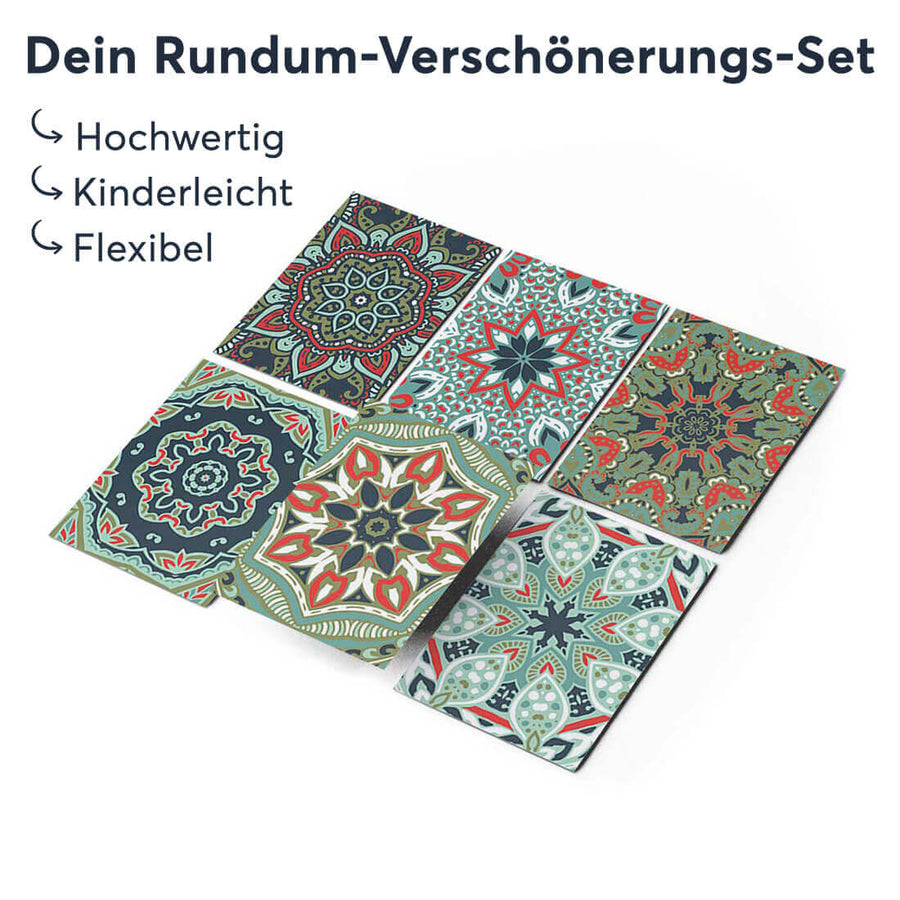Klebefliesen rechteckig Marokkanische Fliesen RIAD - Groesse - creatisto 
