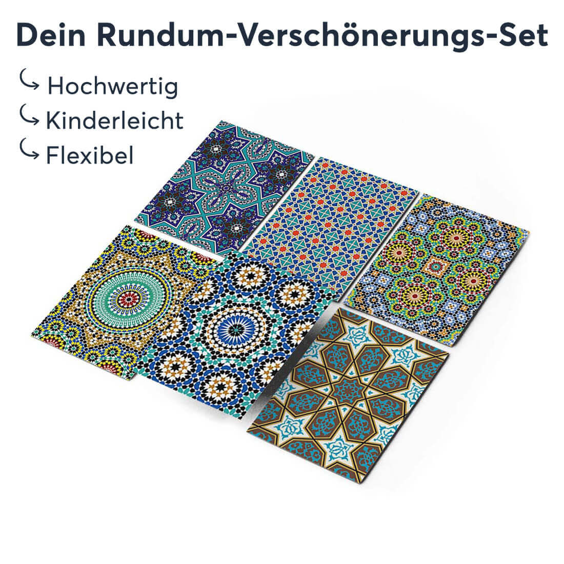 Klebefliesen rechteckig Orientalisches Mosaik - Groesse - creatisto 