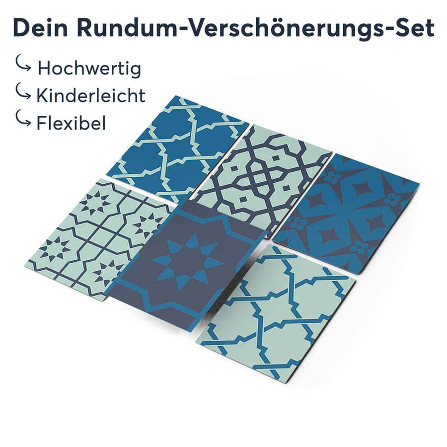 Klebefliesen rechteckig Ornament - Groesse - creatisto 