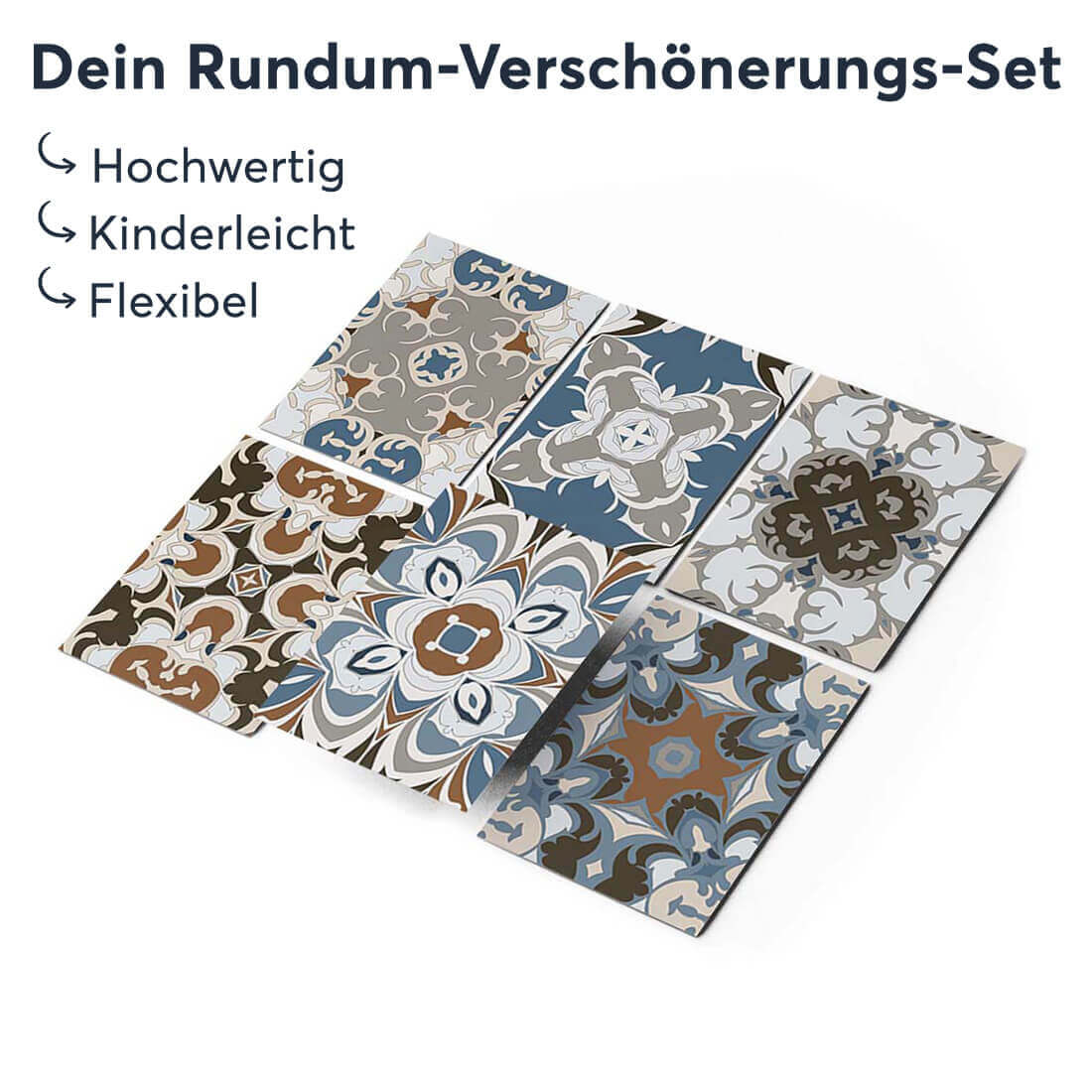 Klebefliesen rechteckig Psychedelic mirror - Groesse - creatisto 